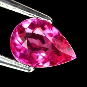 WEEKEND SALE! 0.92 cts RUBELLITE TOURMALINE pear facet (Africa)