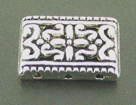 18mm x 11mm 3-hole nickel spacer (sold individually)