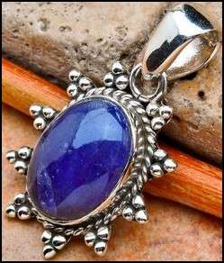 Sterling silver pendant - TANZANITE - Dreams Collection
