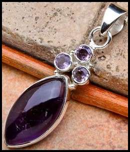 Sterling silver pendant - AMETHYST - Dreams Collection