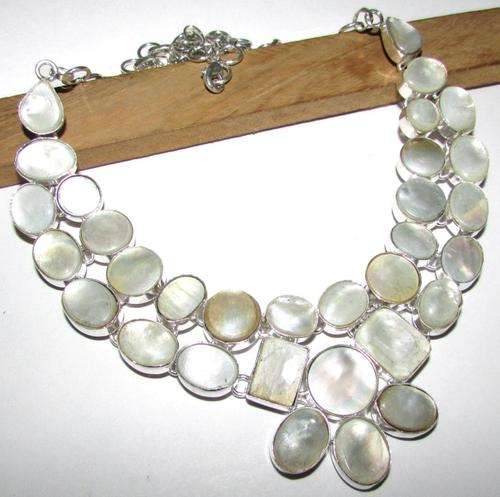 Sterling silver necklace - MOTHER OF PEARL