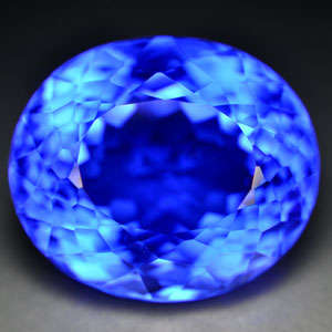 20.80 cts TANZANITE BLUE QUARTZ oval facet (Brazil)