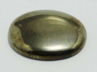 100% Natural 38.20 cts PYRITE / FOOL'S GOLD oval cabochon (Chile)