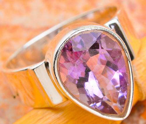 Sterling silver ring - AMETHYST - Dreams Collection (size 8.25 / Q to Q half)
