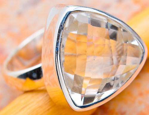 Sterling silver ring - QUARTZ - Dreams Collection (size 7.25 / O to P)