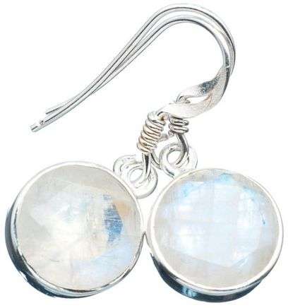 Sterling silver earrings - RAINBOW MOONSTONE - Dreams Collection