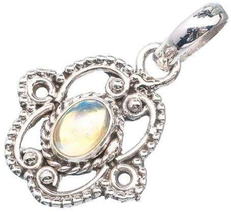 Sterling silver pendant - ETHIOPIAN OPAL - Dreams Collection
