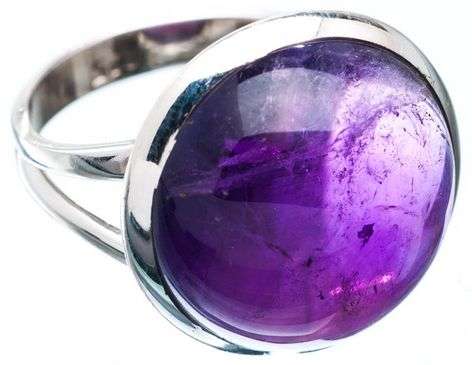 Sterling silver ring - AMETHYST - Dreams Collection (size 7.25 / O to P)