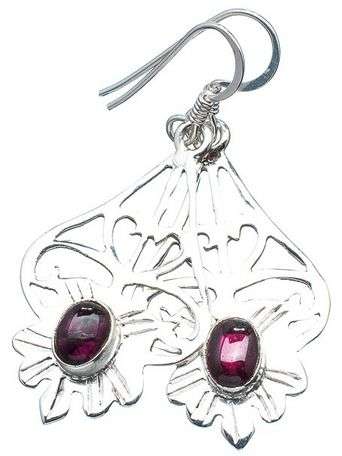 Sterling silver earrings - GARNET - Dreams Collection
