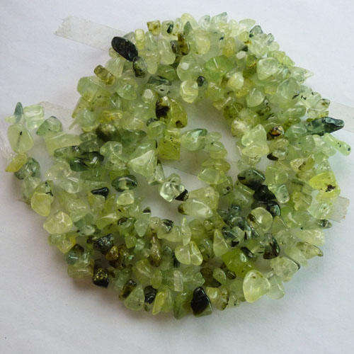 Natural PREHNITE chipstrand +-90cm