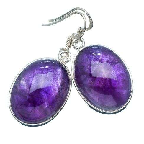 Sterling silver earrings - AMETHYST - Dreams Collection
