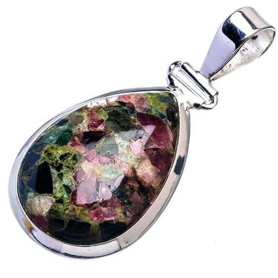 Sterling silver pendant - TOURMALINE - Dreams Collection