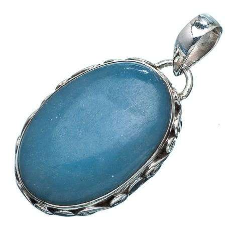 Sterling silver pendant - ANGELITE - Dreams Collection