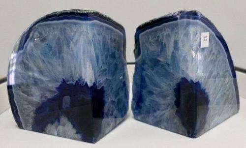 Natural AGATE pair (bookends or ornament)