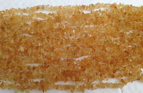Natural CITRINE chipstrand +-90cm