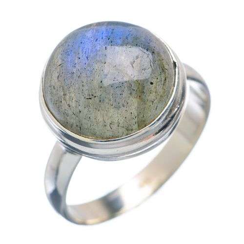 Sterling silver ring - LABRADORITE - Dreams Collection (size 8.25 / Q to Q half)