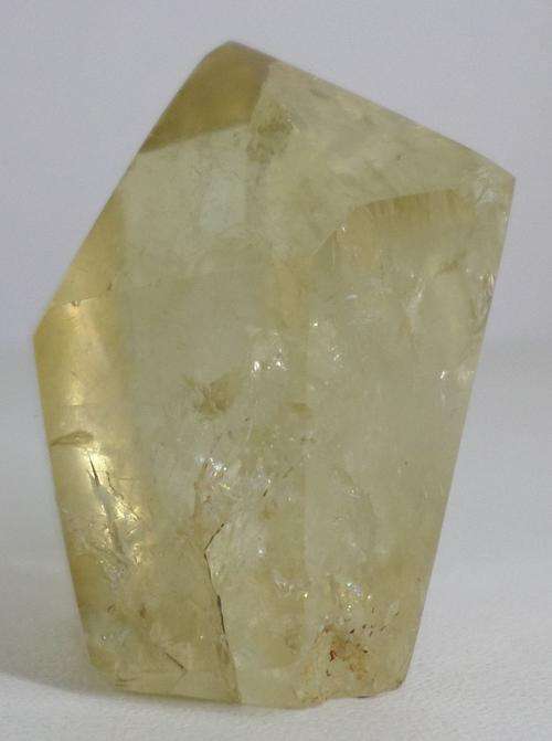 Natural CITRINE cut and polished point (unheated!)