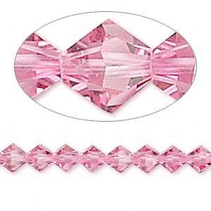 ROSE Swarovski 6mm bicone