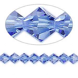 SAPPHIRE Swarovski 6mm bicone