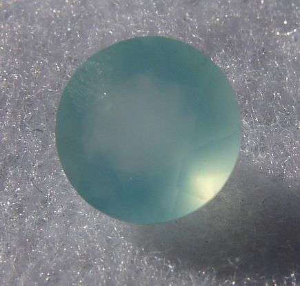 1.17cts CHRYSOPRASE round facet (Africa)