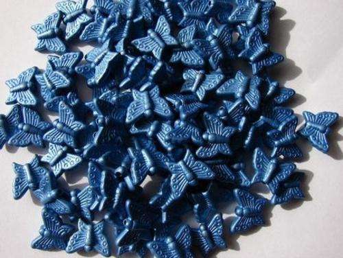 BLUE Metallic butterflies