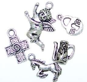 CHARMS - Nickel - 62g packs (51 charms)