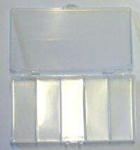 Organiser box 5 compartments - a safe place for all your small beads & findings - sold individually