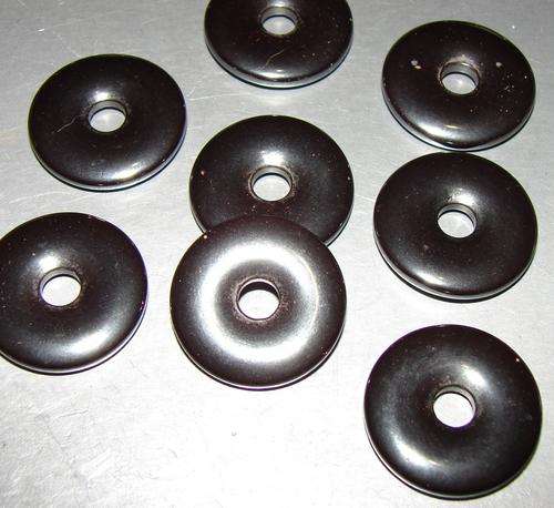 Natural HAEMATITE (Hematite) 24mm donut