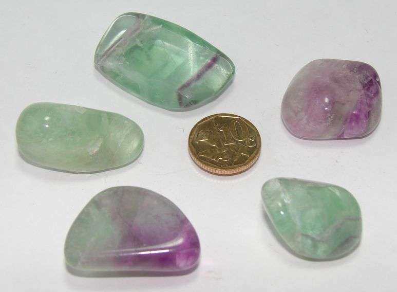 Natural FLUORITE tumbles
