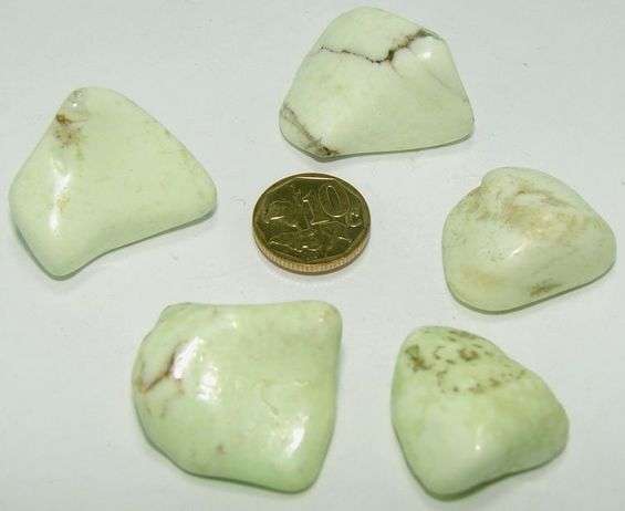 Natural CITRON / LEMON CHRYSOPRASE tumbles