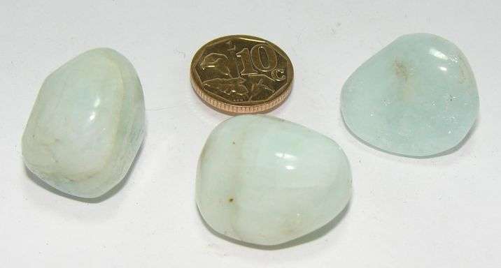 Natural BLUE OPAL (Andean Opal) tumbles