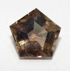 Natural SMOKY QUARTZ fancy facet 4.15 cts