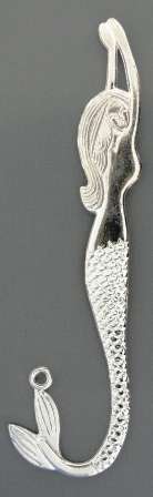 BOOKMARK Decorated Mermaid (Silver plated) - sold individually