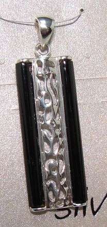 Natural ONYX set in Sterling Silver