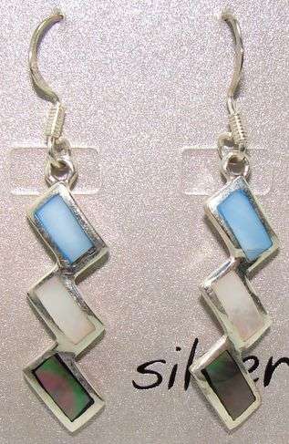 Natural MOTHER OF PEARL (MOP) set in Sterling Silver