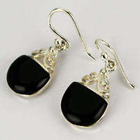 Natural ONYX in Sterling Silver