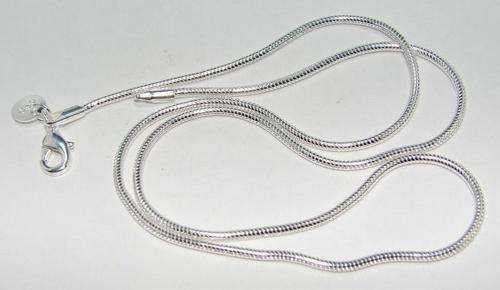 Sterling silver SNAKE LINK neck chain 50cm (2mm)