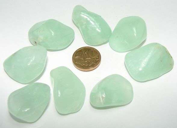 Natural PREHNITE tumbles