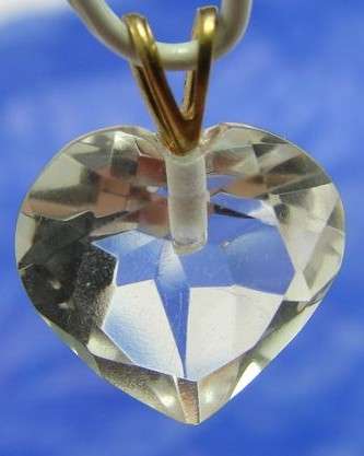 Natural CLEAR CRYSTAL QUARTZ pendant