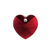 SIAM Swarovski 10mm heart pendant