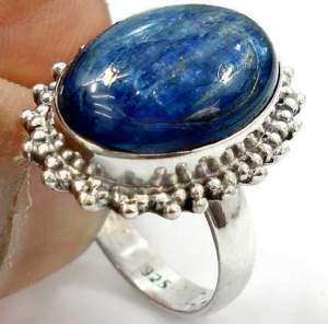 Natural KYANITE set in Sterling Silver