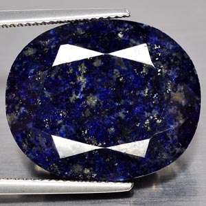 RARE & Gorgeous! 28.31 cts Natural LAPIS LAZULI oval facet (Afghanistan)