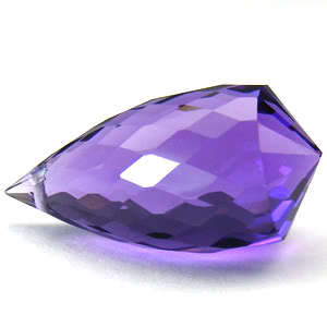 Stunning! 8.55 cts Natural AMEHTYST briolette facet (Brazil)