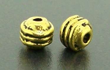 5mm x 5mm Barrel goldplated spacer - sold individually