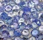 Natural TANZANITE 2.0mm round facets (Africa) - 151 pieces available