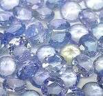 Natural TANZANITE 2.0mm round facets (Africa) - 63 pieces available