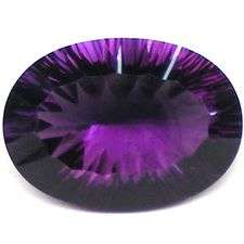 Magnificent gem! 27.30 cts Natural COLOUR CHANGE AMETHYST concave oval facet (Brazil)