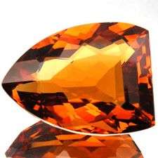 Stunning & Huge! 31.26 cts Natural MADEIRA CITRINE fancy facet (Brazil)