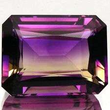 HUGE! 41.03 cts Natural AMETRINE octagon facet (Bolivia)