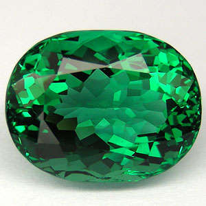 Magnificent beauty! 15.15 cts Natural GREEN AMETHYST / QUARTZ oval facet (Brazil)